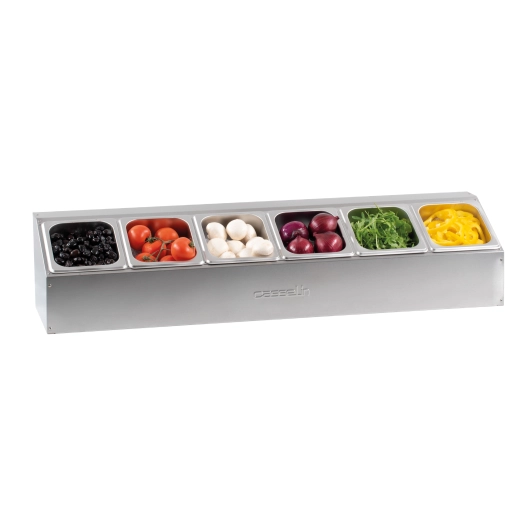 Support pour 6 bacs GN 1/6 - simple - CASSELIN