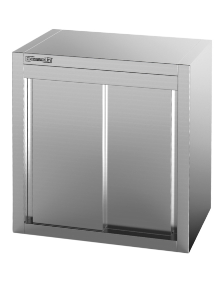Armoire murale inox avec portes coulissantes 800 mm - CASSELIN
