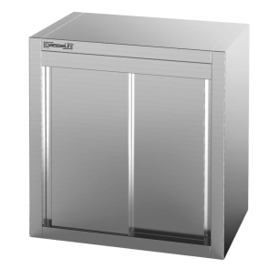 Armoire murale inox avec portes coulissantes 1000 mm - CASSELIN