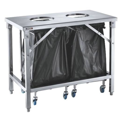 Table de tri 2 trous vide-dechets - CASSELIN