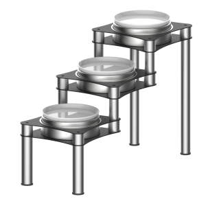 Présentoir buffet réfrigéré eutectique 3 T - Nena - CASSELIN