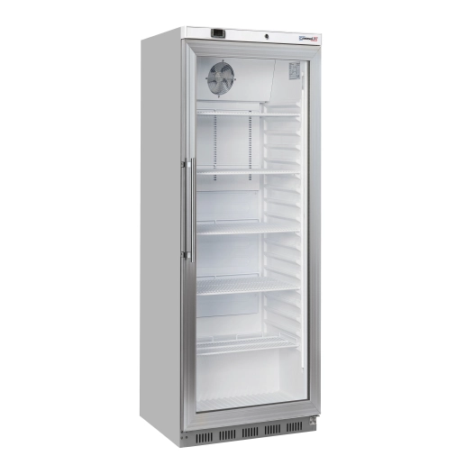 Armoire positive vitrée 400 L Inox - CASSELIN