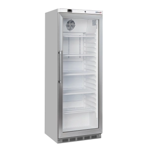 Armoire positive vitrée 400 L Inox - CASSELIN