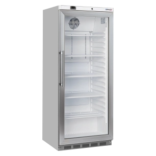 Armoire positive vitrée 600 L Inox - CASSELIN