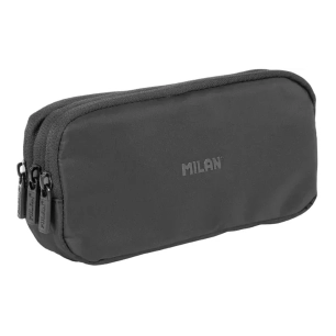 étui 3 zip, série shadow, noir