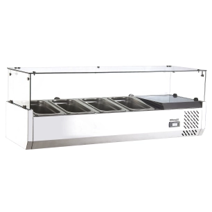 Saladette à poser 4x GN 1/3 - CASSELIN