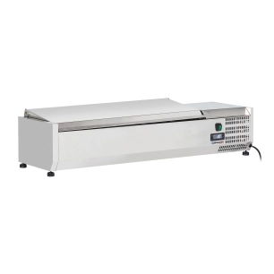 Saladette à poser 5 x GN 1/4 avec couvercle - CASSELIN