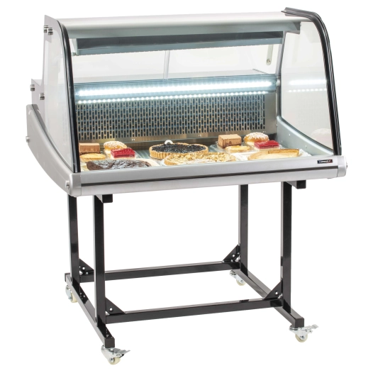 Vitrine réfrigérée de marché 175L sur chariot - CASSELIN