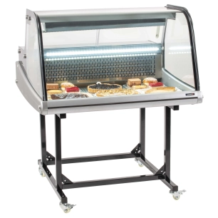 Vitrine réfrigérée de marché 175L sur chariot - CASSELIN