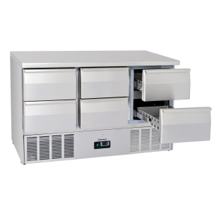 Saladette 6 tiroirs GN 1/1 - CASSELIN