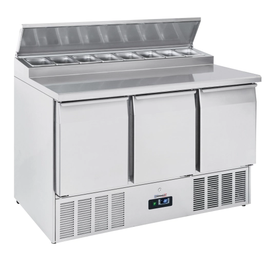 Saladette 3 portes 8 x GN 1/6 - CASSELIN