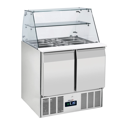 Saladette vitrine 2 portes GN 1/1 - CASSELIN