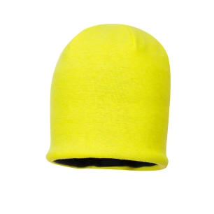 chapeau hi-vis en tricot fr - jaune - portwest