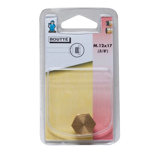 bouchon mã¢le 12x17 laiton - boutte