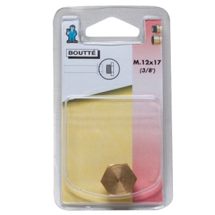 bouchon mã¢le 12x17 laiton - boutte