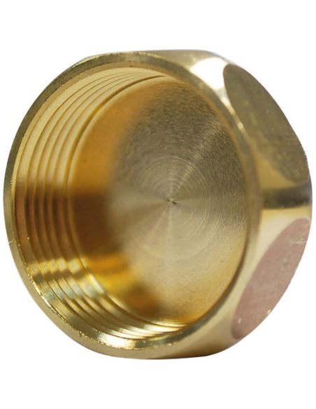 Bouchon Femelle Laiton 3/8 Boutté Bouchon femelle laiton 3/8 (12x17) pour étanchéité - Boutté