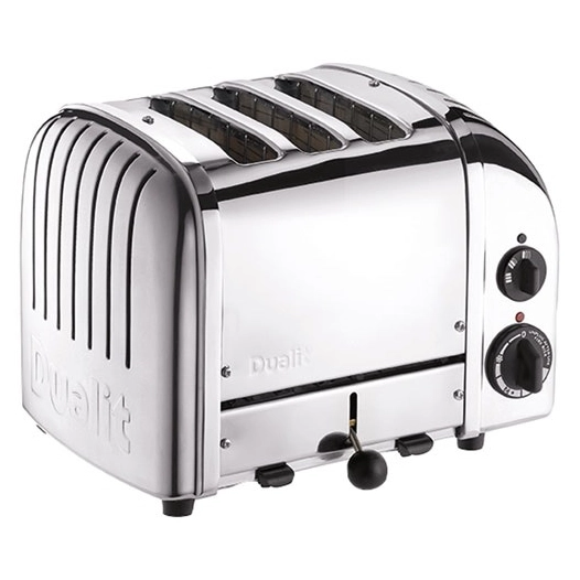 grille-pain 3 fentes de grillage sã‰lecteur aws - inox - nexedis - dualit