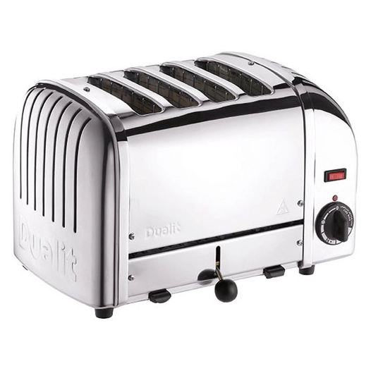 grille-pain 4 fentes de grillage sã‰lecteur vario - inox - nexedis - dualit