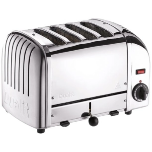 grille-pain 4 fentes de grillage sã‰lecteur vario - inox - nexedis - dualit