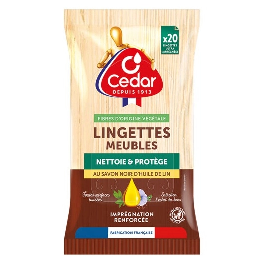 lingette dã©poussiã©rante savon noir huile de lin x20 - diapar distribution alimentaire parisienne