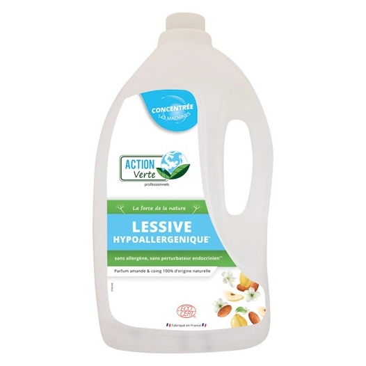 action verte lessive liquide concentrã©e ecocert amande 5 l - proven orapi