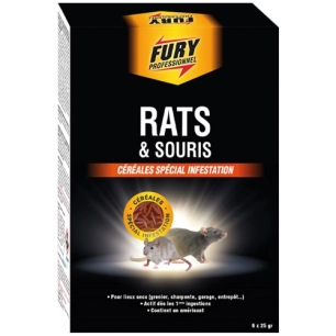 fury rats et souris cã©rã©ales 25g x 6 - proven orapi