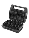 gaufrier 900w mini maxi gaufre croque m panini noir - lagrange