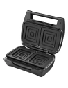 gaufrier 900w mini maxi gaufre croque m panini noir - lagrange