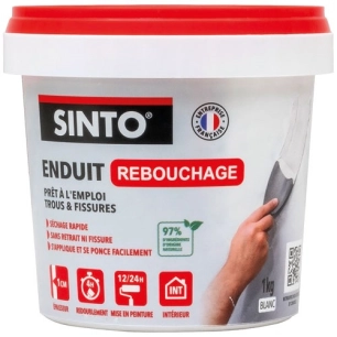 enduit de rebouchage intã©rieur pã¢te prãªt ã l'emploi 1kg - brunel