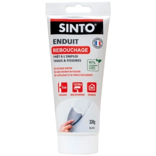 enduit de rebouchage interieur tube 330g - brunel