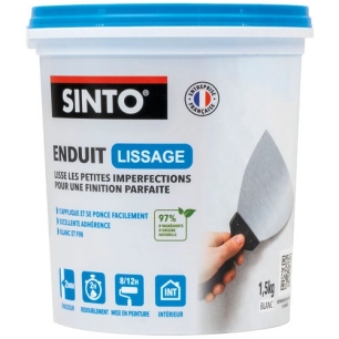 enduit de lissage intã©rieur pate 15kg - brunel