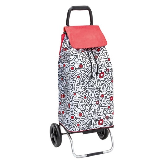 poussette 2 roues carlux fantaisie street art - sidebag sn