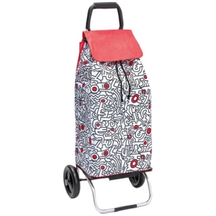 poussette 2 roues carlux fantaisie street art - sidebag sn