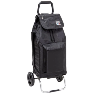 poussette 2 roues carlux multipoches noir - sidebag sn