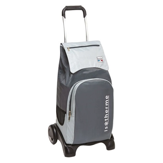 poussette mp400 gris clair / gris fonce isotherme - sidebag sn