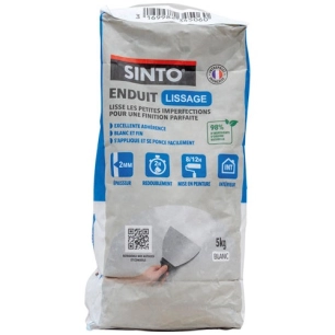 enduit de lissage interieur poudre 5kg - brunel