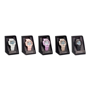montre de sport numérique pour femmes 5 couleurs assorties