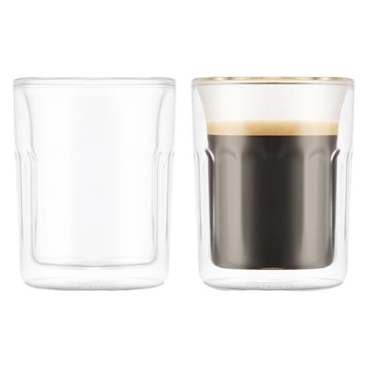 set de 2 verres ã  jus double paroi 0.1 l - bodum