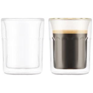 set de 2 verres ã  jus double paroi 0.1 l - bodum
