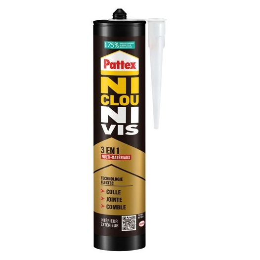 pattex colle fixation ncnv 3 en 1 cart 389g - henkel gp
