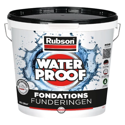 rubson revetement etancheite fondations noir seau 20 l - henkel gp