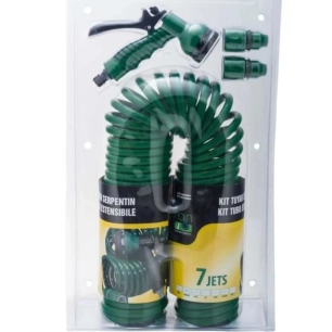 Kit Tuyau Serpentin 10m + Pistolet - RAIN IRRIGATION
