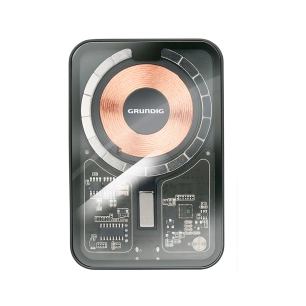 banque d'alimentation 5000 mah sans fil usb-c transparente