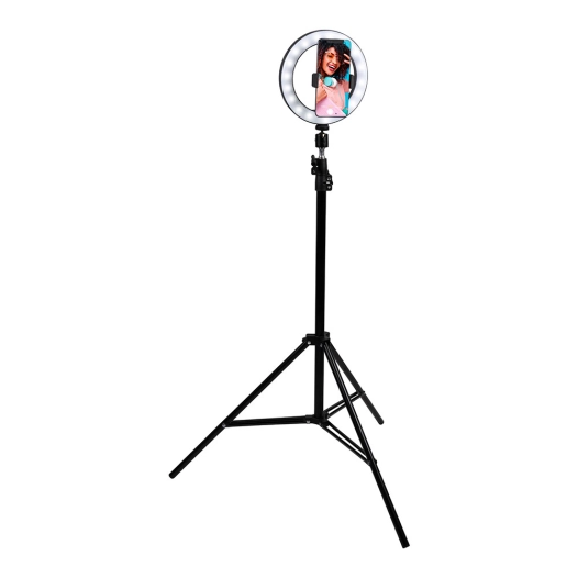 anneau lumineuse avec trépied