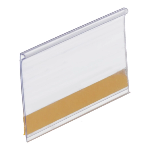 étiquette porte-prix adhésive transparente, 70 x 40 mm