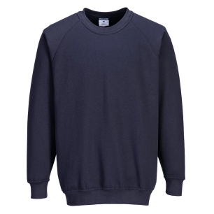 sweatshirt roma - taille xl - marine - portwest