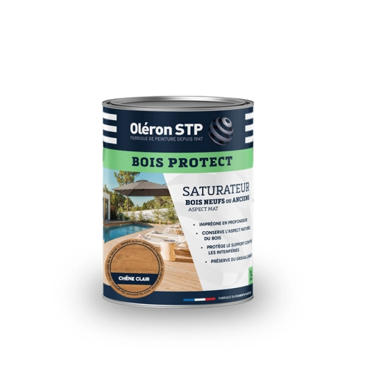 technima oléron saturateur bois protect chène clair 1l - technima