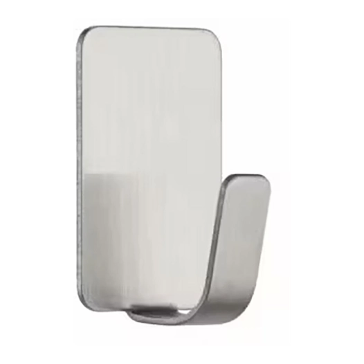 crochet en acier inoxydable, petit, 19 x 30 x 15 mm, 4 pièces + 5 bandes, max 225 gr