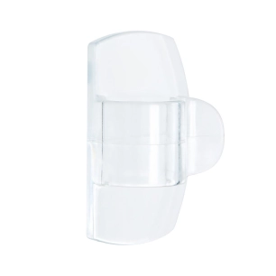 mini crochet pour lumières, extérieur, transparent, 8 pcs + 10 bandes