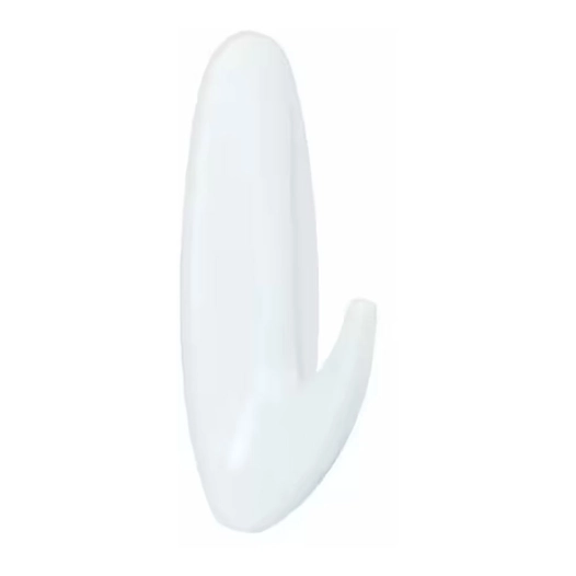 crochet de salle de bain design, grand, 1 pièce + 2 bandes, charge max 2,2 kg